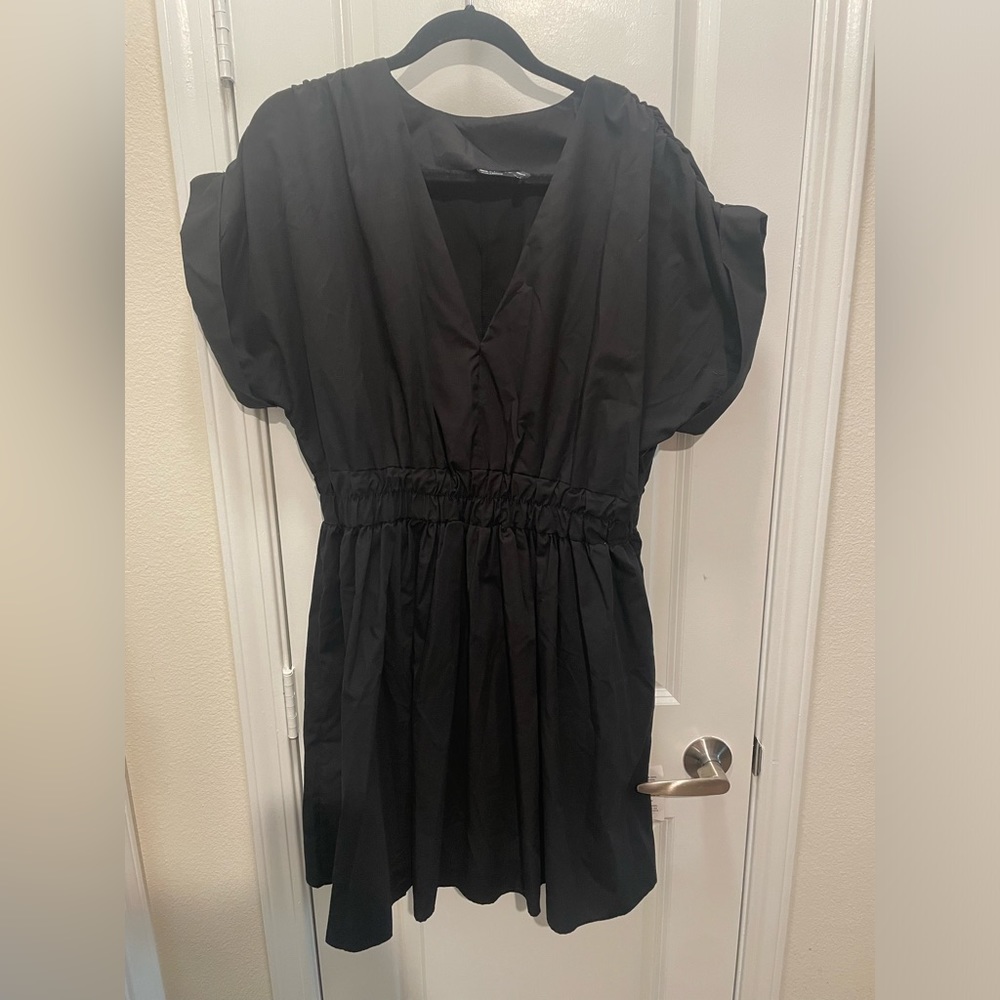 ASOS black dress.